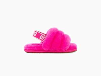 UGG Fluff Yeah Slide Slippers for Toddlers - Rose India